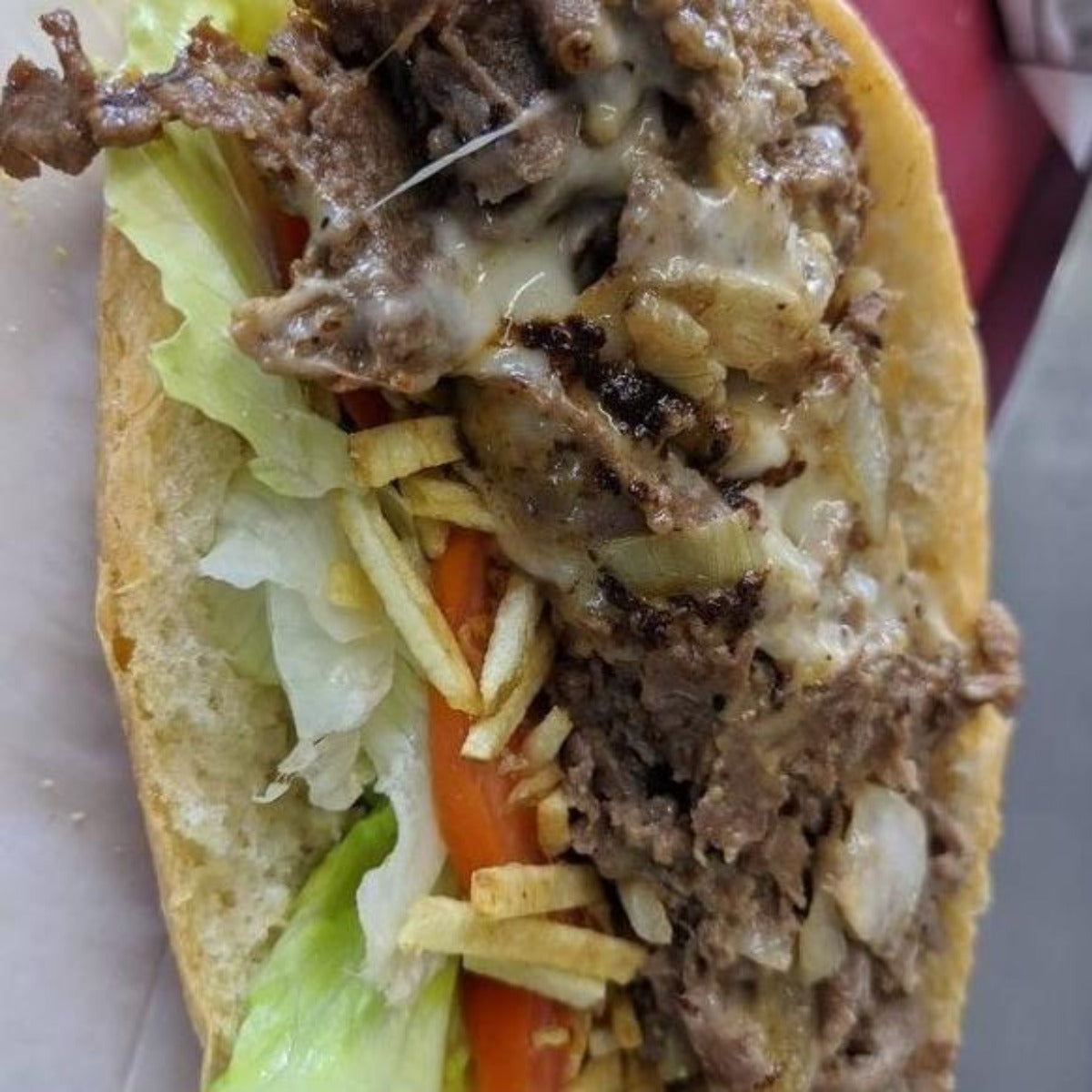 Puerto Rican Spice Steak Sandwich