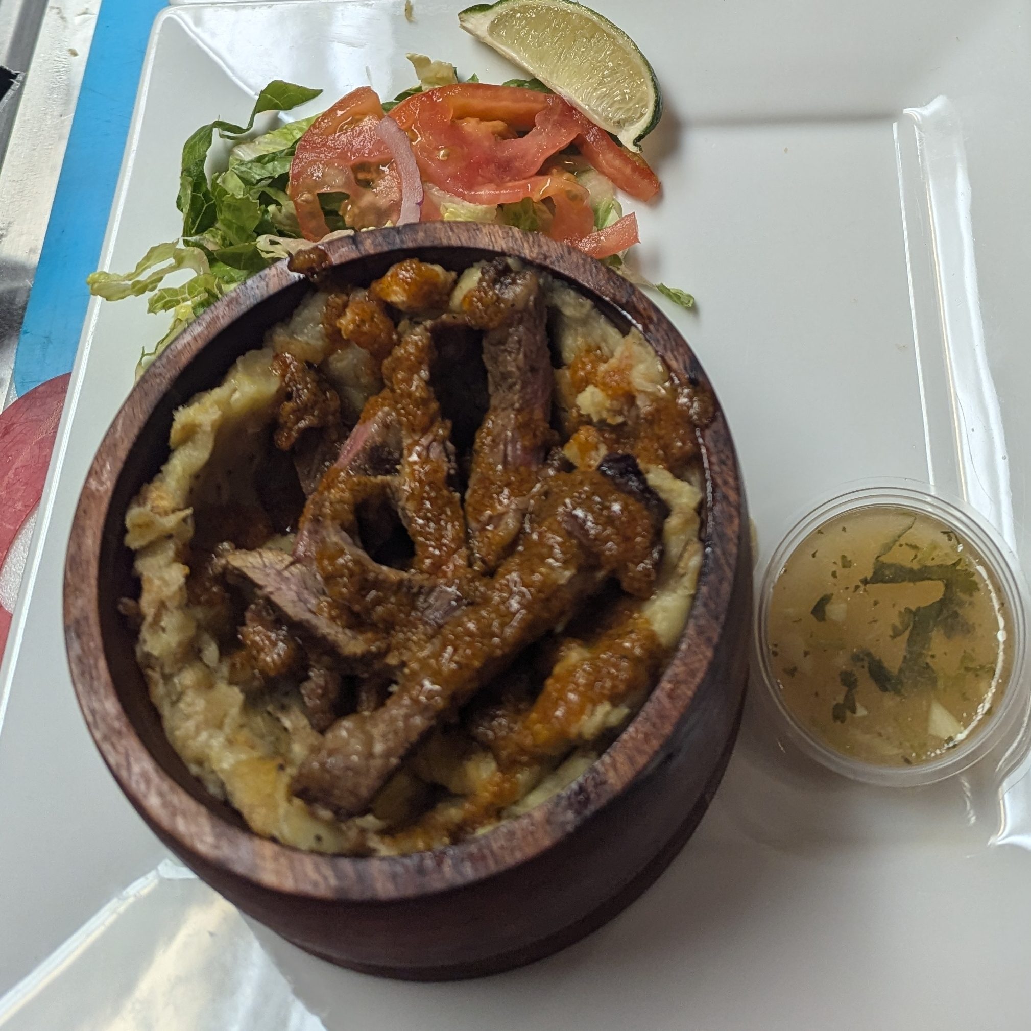 Churrasco / Steak Mofongo.