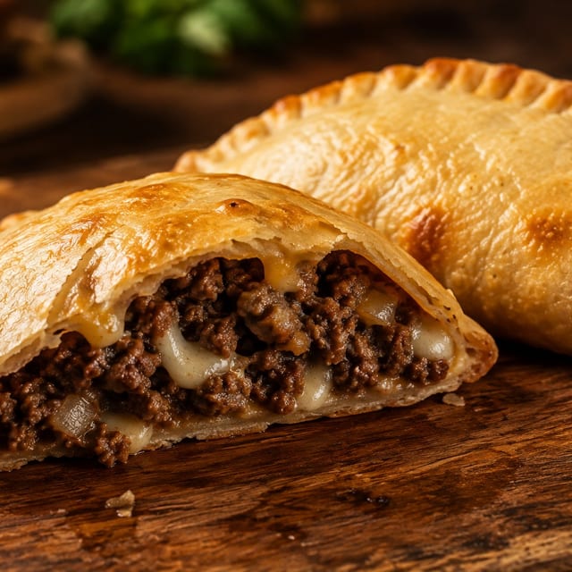 Beef & Cheese Empanada.
