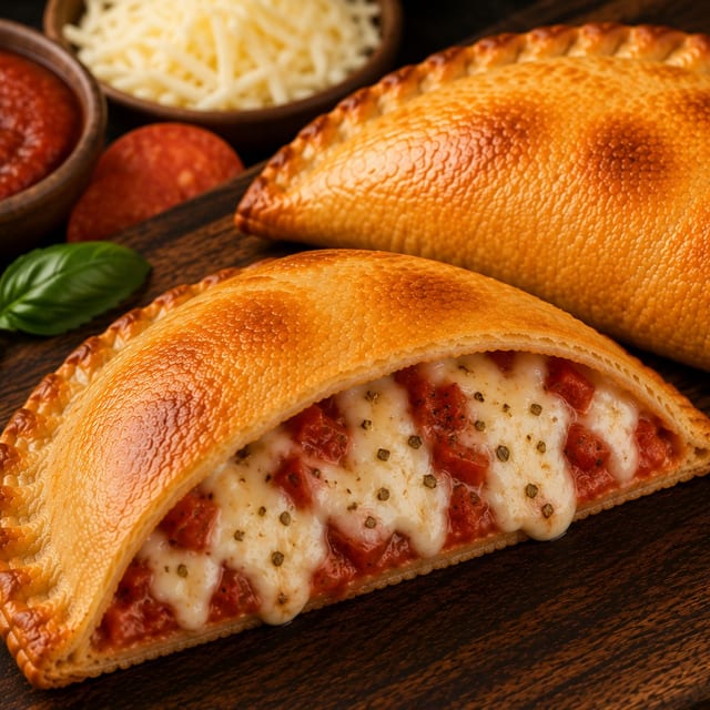 Cheese Pizza Empanada.
