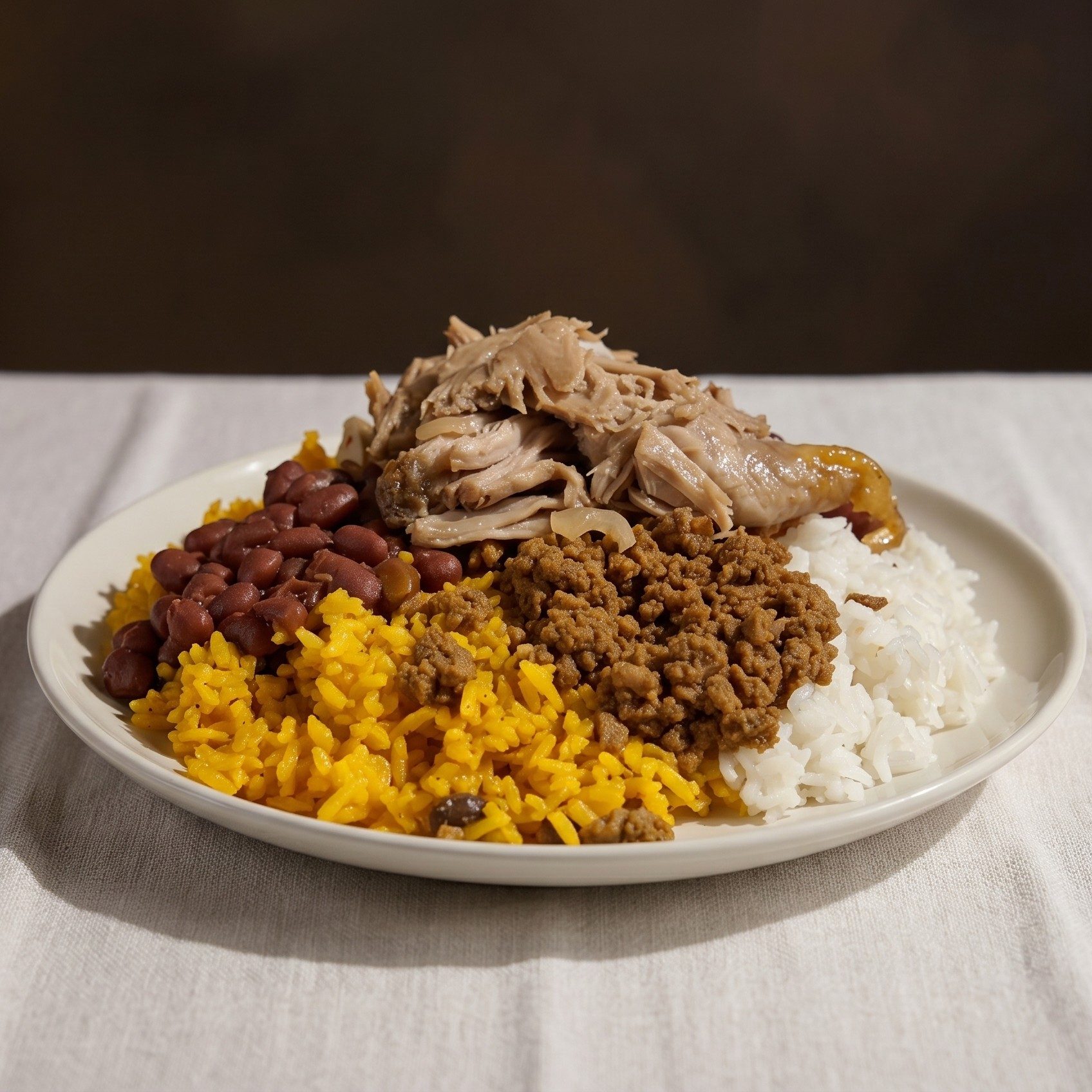 Arroz Con Gandules / Yellow Rice with Pigeon Peas.