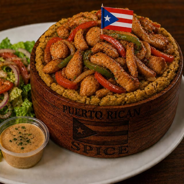 Pollo / Stir Fry Chicken Mofongo.
