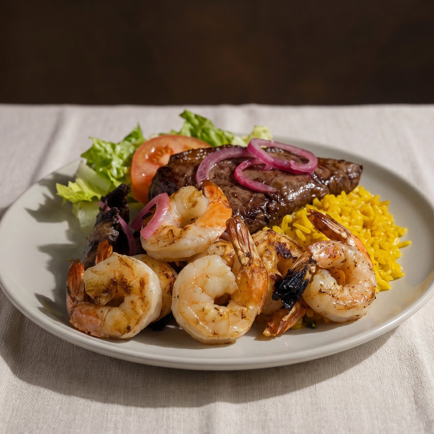 Grilled Shrimp / Camarones a La Parrilla.