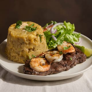 Steak and Shrimp / Grilled Mar y Tierra