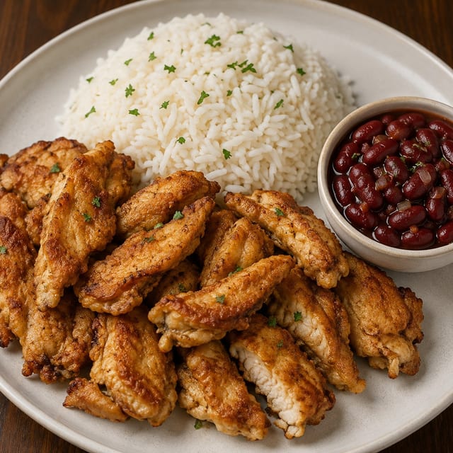 Pollo Chicharron De Pollo / Fried Chicken Chunks.